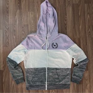 Victoria’s Secret PINK Colorblock Zip Up Sweatshirt